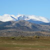 Long's Peak from Loveland in October.