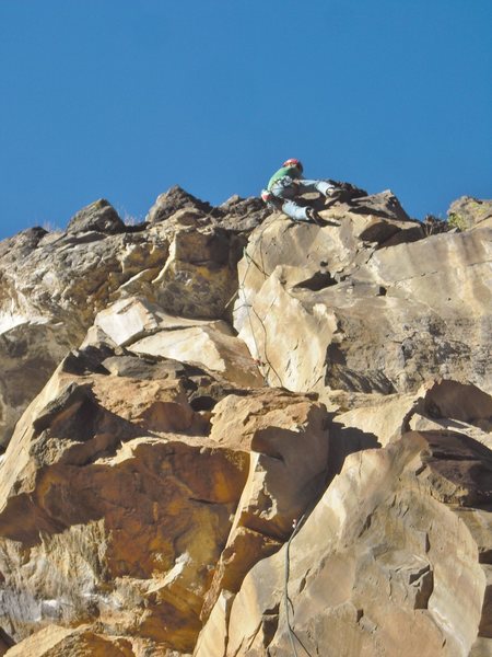 Final steep crux