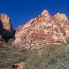 Looking at Geronimo from the East (outside of the canyon). This is on the North side of Oak Creek Canyon.