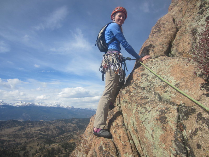 First real exposed traverse.