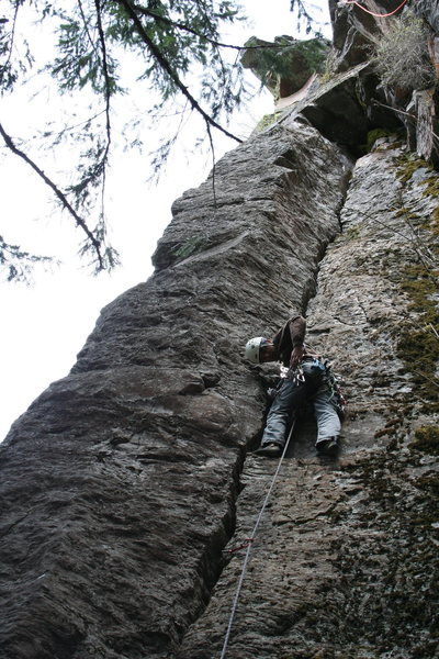 Reed Fee heading up Belly of the Beast.