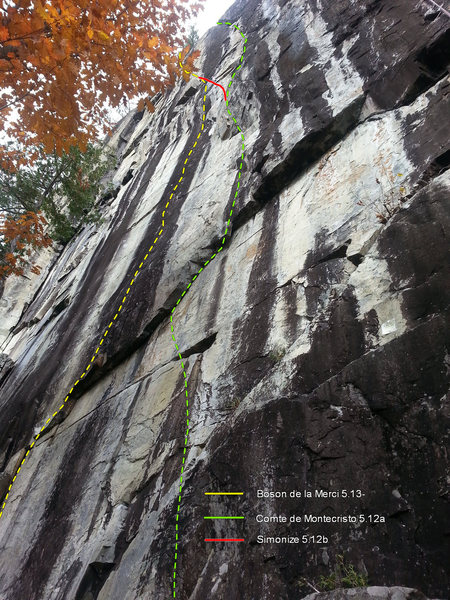 Boson de la Merci 5.13-<br>
Simonize 5.12b<br>
Comte de Montecristo 5.12a