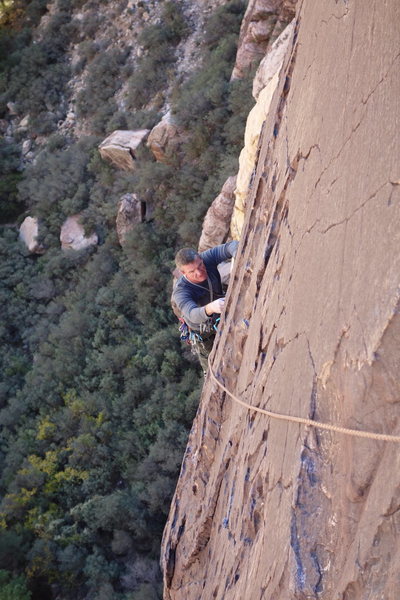 Near the top of the third pitch