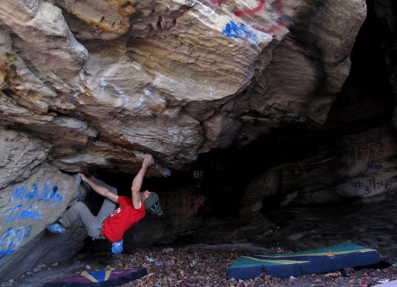 Parlier on one of several great lines at Flag Roof