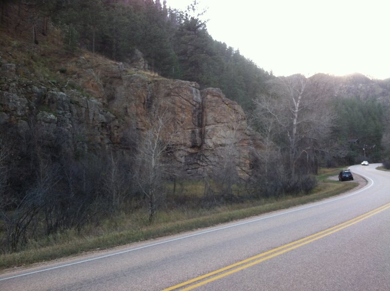 Overview of the rock.