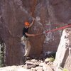 Big belay ledge