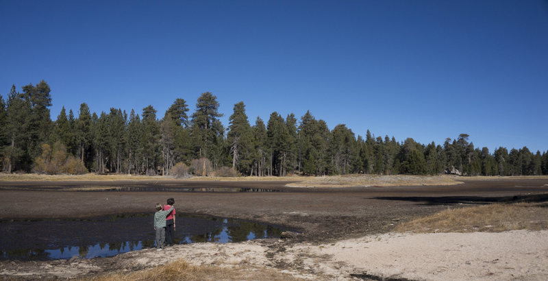 Bluff Lake when dry, November 2014.