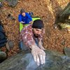 Devil's Lake, Wisconsin bouldering. Photo-Skyler F.