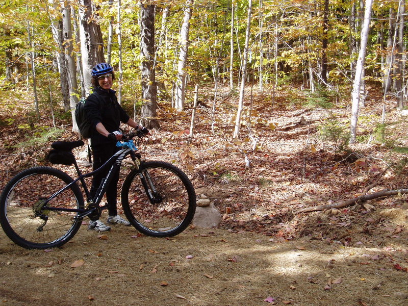 [Access photo#2 START of approach path ] Biking in used to be a great time saver, but not so much now, after the culverts were pulled from 4 small stream crossings. Two have 2-log bridges and 2 are deep gullies.