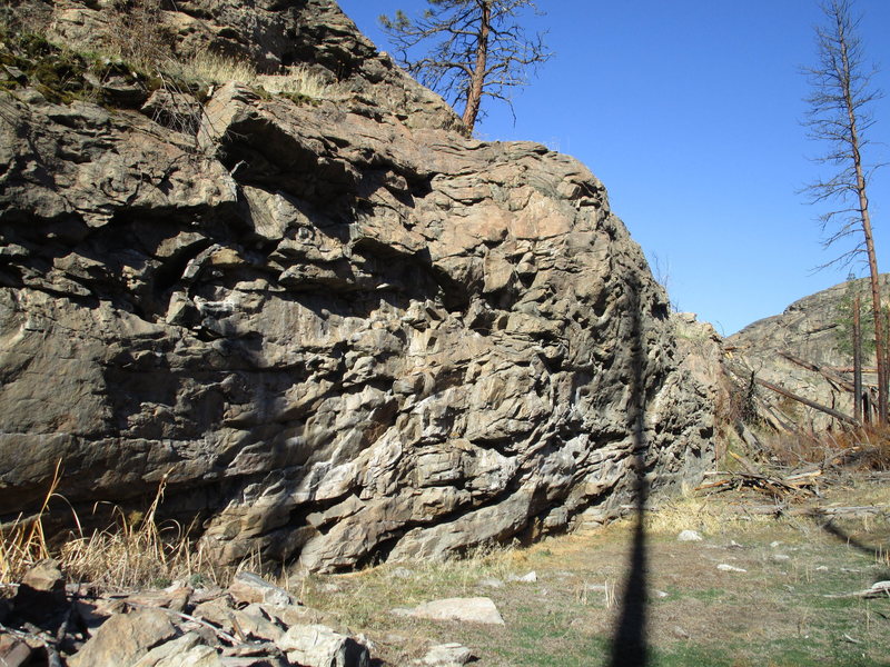 Traverse Wall in the dry season.