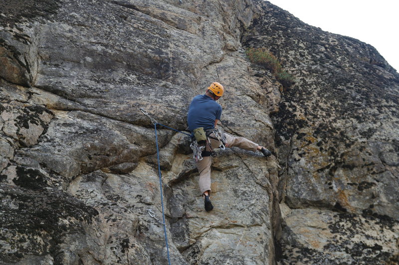 RB on Vapor Trails (5.11d **) - Garden Ledge Wall