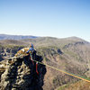 Highline on The Camel in Linville Gorge