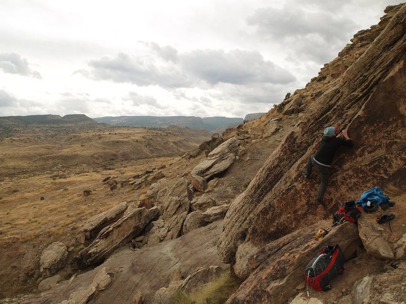 near the beginning of the Long Traverse