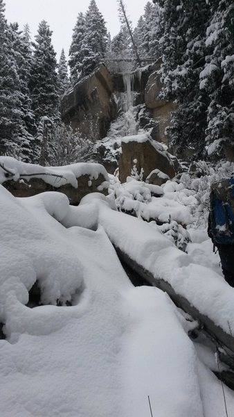 Hidden Falls 11/14.  Bottom was just touching the ground.  