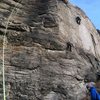 Climbing by Wenatchee in January.