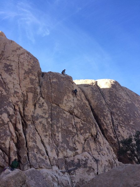 Kyle and Jodi enjoying a lap on Smithereens.