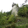 The southeast face of Rabenfels from near the logging road.