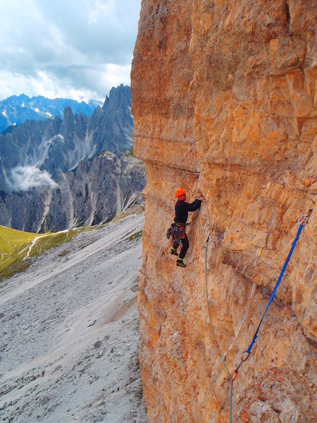 Pitch 6 traverse