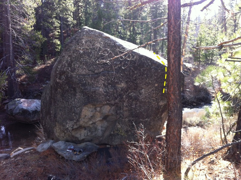 Away from the river side of Coldstream Canyon River Boulder