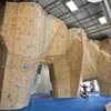 Large climbing gym with open concept payout 