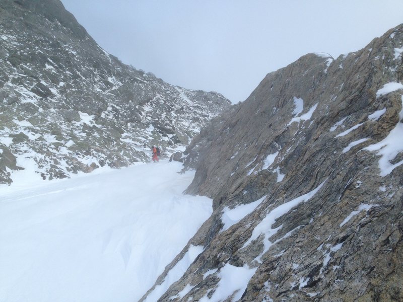 Exit of Flattop East Couloir