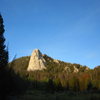 The Wedge from the approach - although I always thought this rock needs a more poetic moniker.