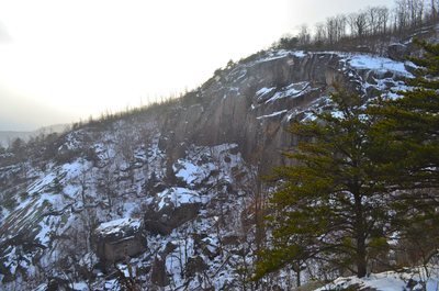 Old rag after a snowstorm