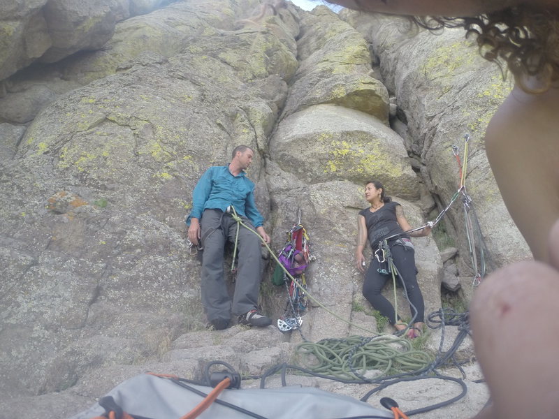 Waiting for nekid friend. Devils Tower Durance Route