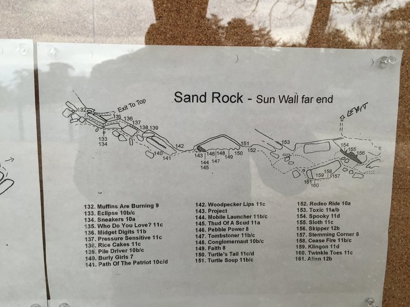 Sun Wall far end topo
