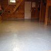 Garage floor after epoxy paint.