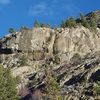 Banded Wall from the lower trail (#100) on a Winter Solstice