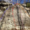 Mt Yonah - White Wall - Close Up Topo