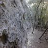 The wall as seen from the approach.