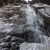 Looking up pitch 1 in thin conditions, Dec 31, 2014