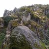 A closer view of some of the cliffs at Mineral del Chico in the state of Hidalgo, Mexico.