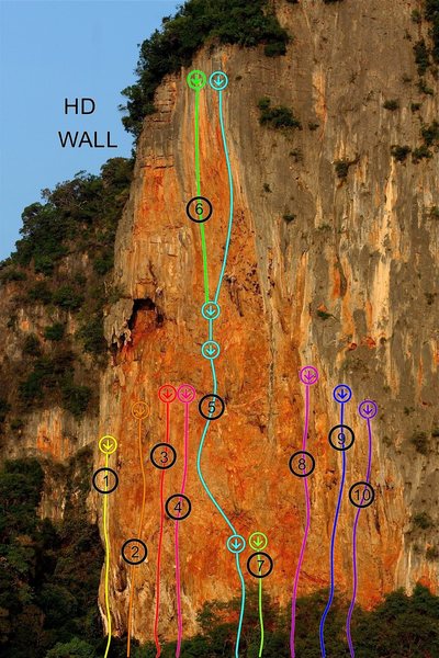 HD WALL routes