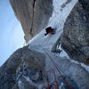 Chris Sheridan cruising the Ice Dagger as Doug Shepherd moves through the pendy behind him.