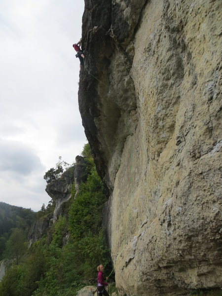 The airy headwall.