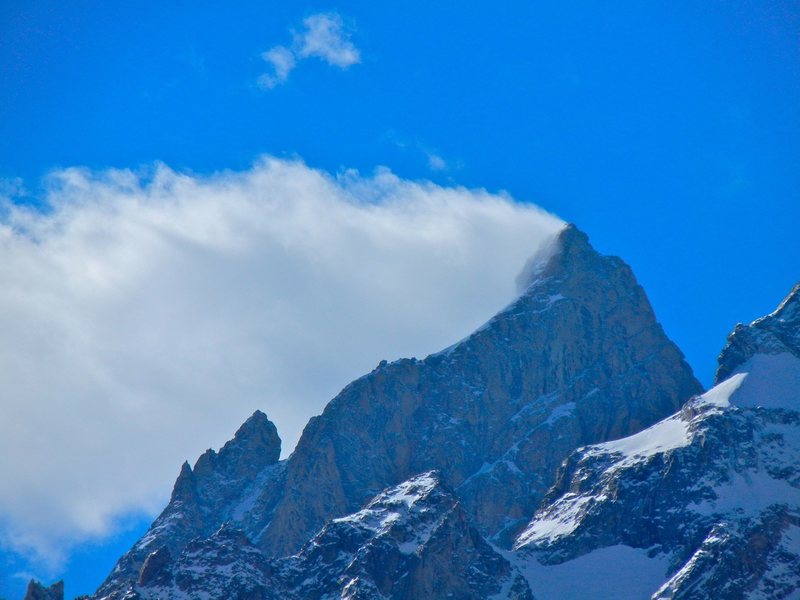 Grand Teton over the east ridge of Mt. Owen.
