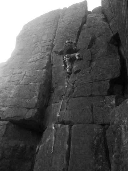 Climbing at North Table Mountain