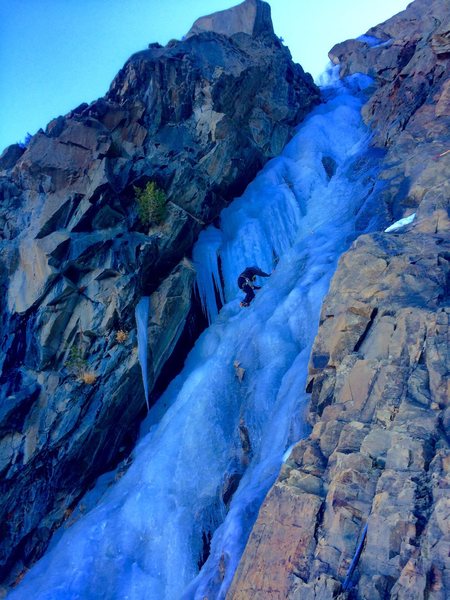 Fitz Fitzpatrick nearing the crux of P2!!