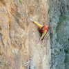 Davide Gaspari climb on "Les riveres puorpres" - Mt. Taoujdad