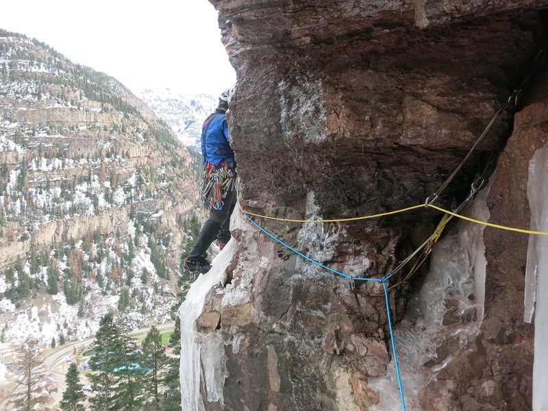 Thin, but so warm out one feels compelled to just<br>
give it a go. <br>
The party climbing on the pool wall were colder<br>
than us that day. It least we had socks on our feet.