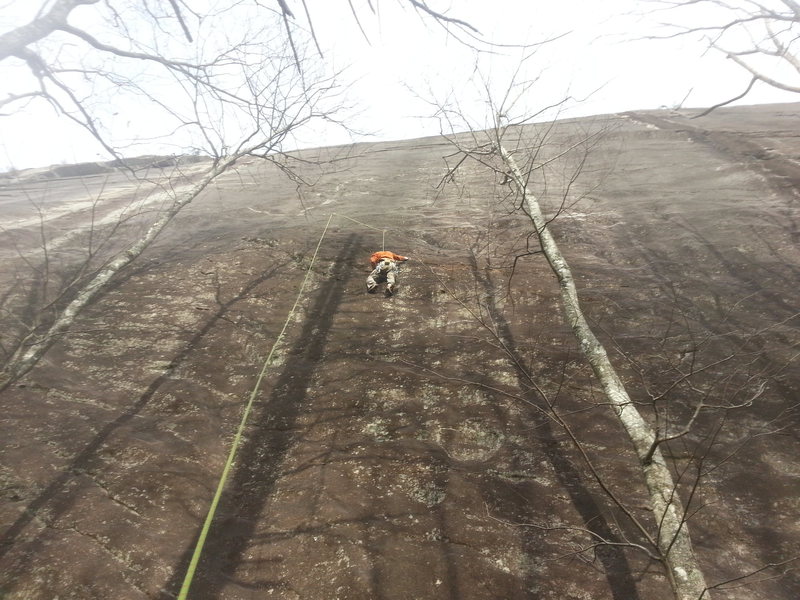 Ben near the end of the traverse.