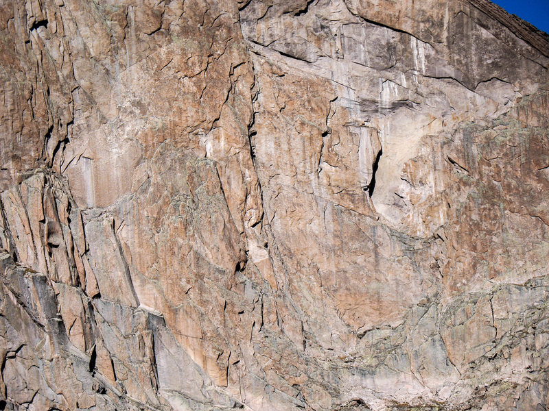 Chasm View. Find the climbers!