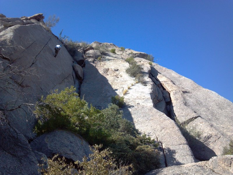 Furthest Left (East) portion of the Sven Slab. It is up the hill and around the corner from the main wall.