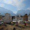 Walking around Hidalgo, we decided to check out the cemetary