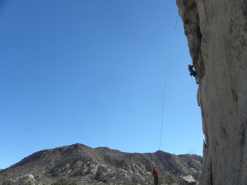 Norman Bradley on the steep Black Gold