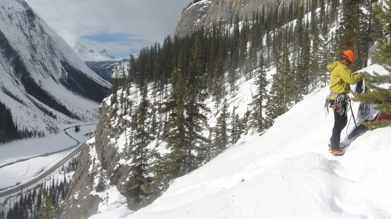 Top of Lower Falls looking toward Jasper