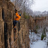 Not over 'til it's over. Nate Erickson on finish moves of Pond Scum.